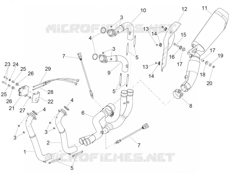 Pot d''échappement Aprilia APRILIA-MOTORCYCLES 1000 RSV4 2015  RSV4 1000 RR