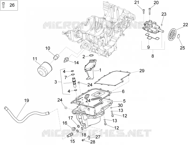 Instalation de refoidissement Aprilia APRILIA-MOTORCYCLES 1000 RSV4 2016  RSV4 1000 RR