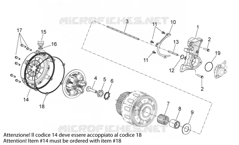 Embrayage I Aprilia APRILIA-MOTORCYCLES 750 SHIVER 2011  Shiver