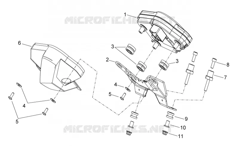 Tableau de bord Aprilia APRILIA-MOTORCYCLES 750 SHIVER 2013  Shiver
