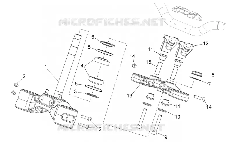 Direction Aprilia APRILIA-MOTORCYCLES 750 SHIVER 2009  Shiver GT