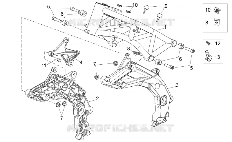 Chassis I Aprilia APRILIA-MOTORCYCLES 750 SHIVER 2015  Shiver