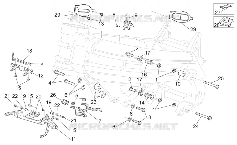 Chassis II Aprilia APRILIA-MOTORCYCLES 1000 SL-FALCO 2002  SL Falco