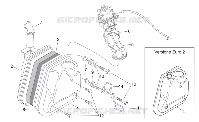 Corps filtre Aprilia APRILIA-SCOOTER 50 SONIC 2004  Sonic H2O
