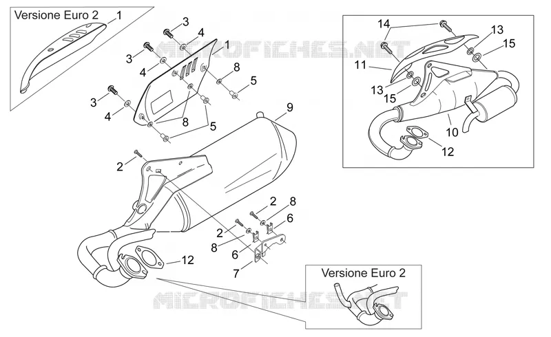 Groupe echappement catalytique Aprilia APRILIA-SCOOTER 50 SONIC 2004  Sonic H2O