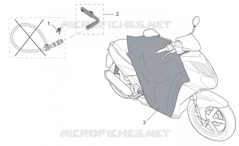 Acc. - Varié Aprilia APRILIA-SCOOTER 125 SPORT-CITY 2007  Sport City E3