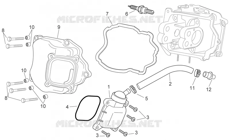 Soupape reniflard huile Aprilia APRILIA-SCOOTER 250 SPORT-CITY 2007  Sport City E3