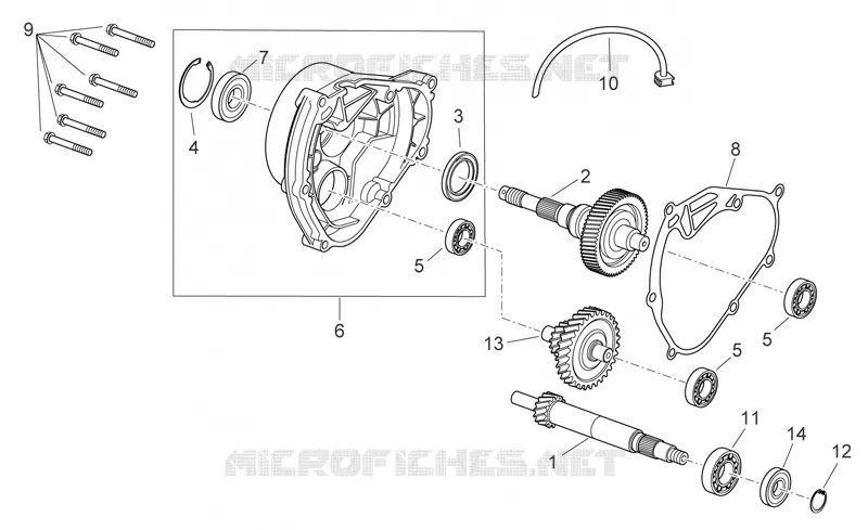 Transmission Aprilia APRILIA-SCOOTER 200 SPORT-CITY 2007  Sport City E3