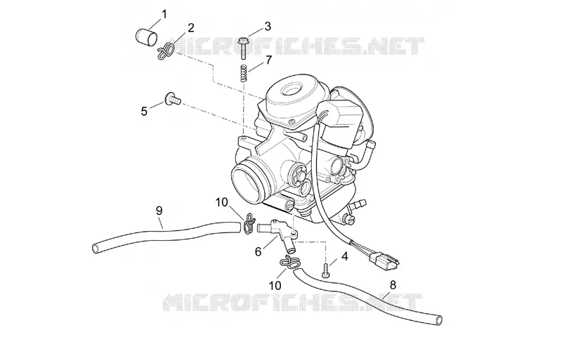 Carburateur III Aprilia APRILIA-SCOOTER 125 SPORT-CITY 2005  Sport City E2