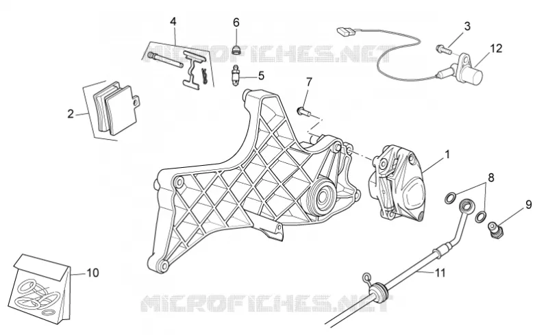 Pince AR Aprilia APRILIA-SCOOTER 125 SPORT-CITY 2009  Sport City Cube carb E3