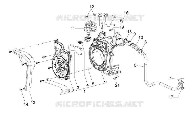 Air secondaire Aprilia APRILIA-SCOOTER 125 SPORT-CITY 2010  Sport City ONE 4T E3