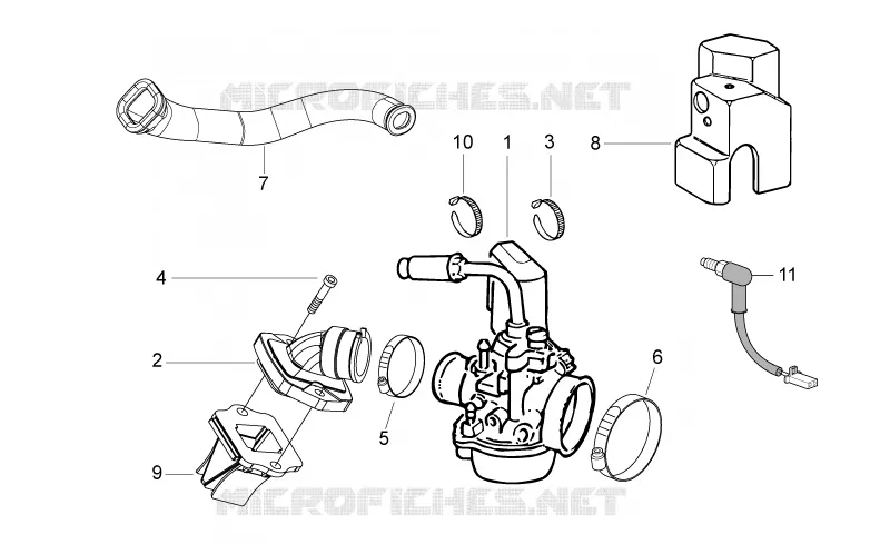 Carburateur I Aprilia APRILIA-SCOOTER 50 SPORT-CITY 2011  Sport City ONE 2T 2V E3