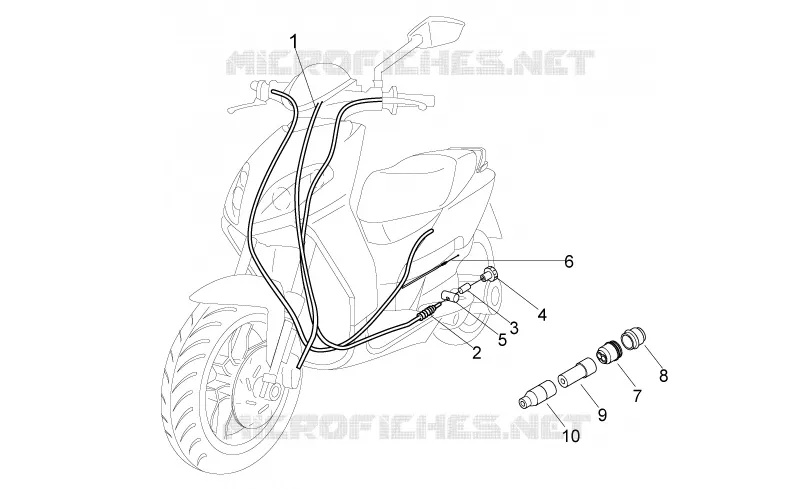Transmissions Aprilia APRILIA-SCOOTER 50 SPORT-CITY 2010  Sport City ONE 2T 2V E3