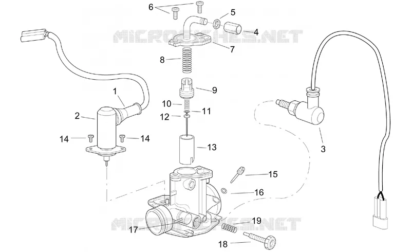 Carburateur Mikuni II Aprilia APRILIA-SCOOTER 150 SR 2001  SR