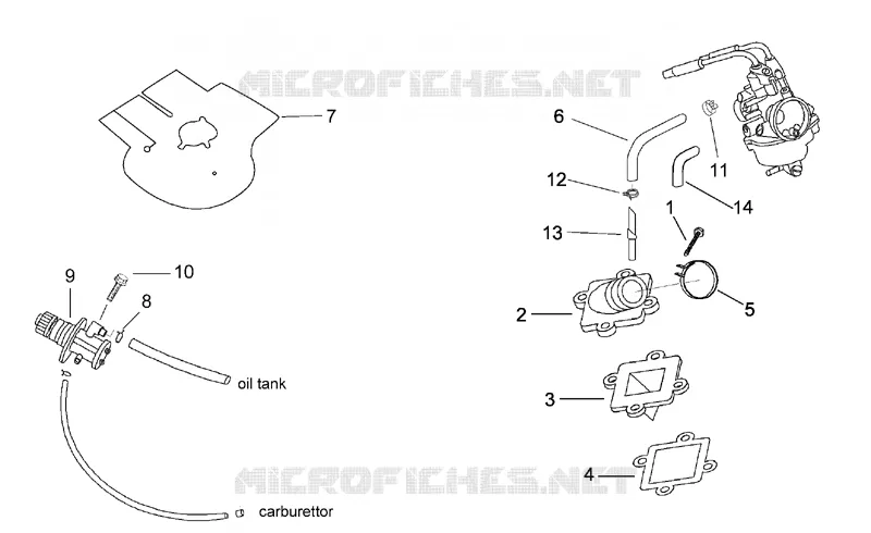 Alimentation - Pompe Huil Aprilia APRILIA-SCOOTER 50 SR 1999  SR AIR