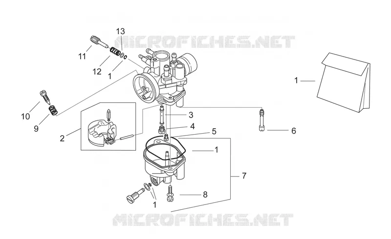 Carburateur II Aprilia APRILIA-SCOOTER 50 SR 2000  SR AIR