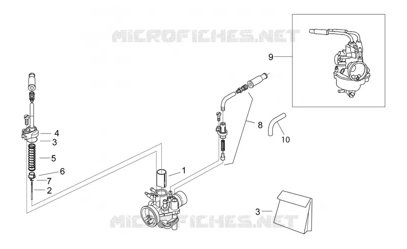 Carburateur I Aprilia APRILIA-SCOOTER 50 SR 2000  SR H2O