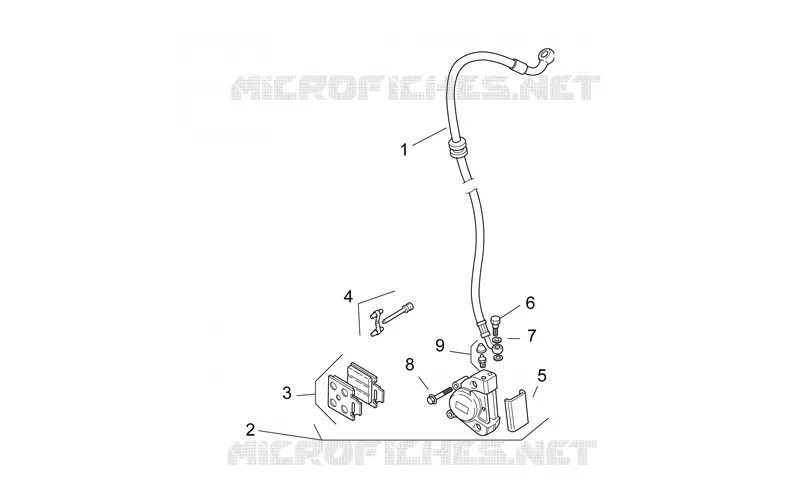 Pince frein avant Aprilia APRILIA-SCOOTER 50 SR 2000  SR H2O