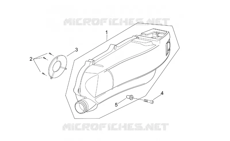 Couvercle transmission Aprilia APRILIA-SCOOTER 50 SR 2006  SR H2O NEW (Di-Tech)