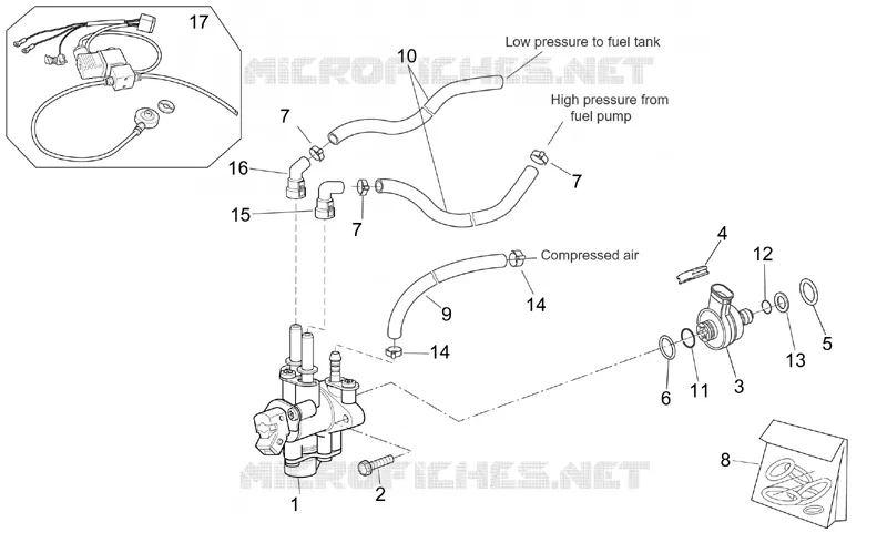 Group injection Aprilia APRILIA-SCOOTER 50 SR 2007  SR H2O NEW (Di-Tech)