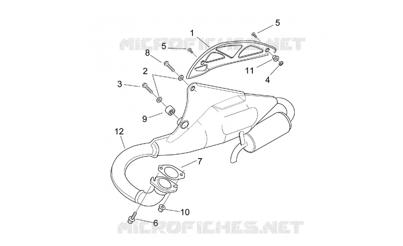 Pot d'échappement Aprilia APRILIA-SCOOTER 50 SR 2004  SR H2O NEW (Di-Tech)