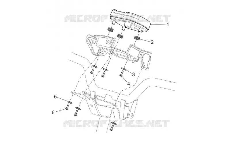 Tableau de bord Aprilia APRILIA-SCOOTER 50 SR 2004  SR H2O NEW (Di-Tech)