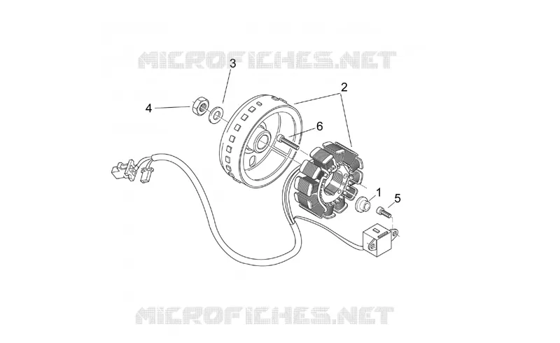 Volant Aprilia APRILIA-SCOOTER 50 SR 2004  SR H2O NEW (Di-Tech)