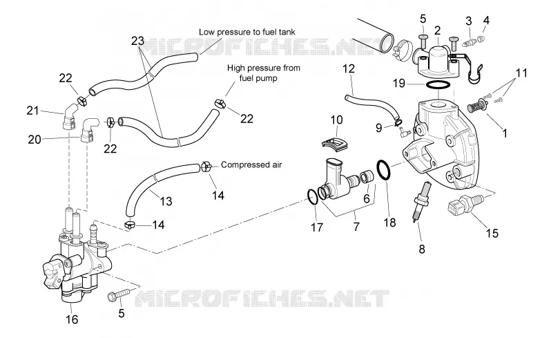Group injection Aprilia APRILIA-SCOOTER 50 SR 2013  SR IE+Carb.