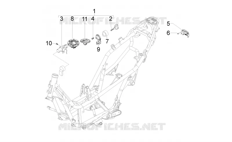 Serrures Aprilia APRILIA-SCOOTER 125 SR 2013  SR MAX