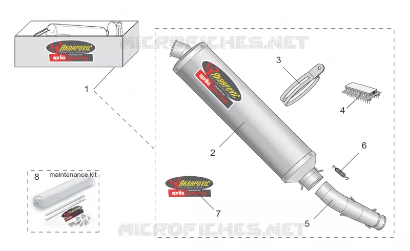 Acc. - Transformation I Aprilia APRILIA-MOTORCYCLES 1000 TUONO 2002  RSV 1000 Tuono