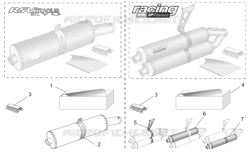 Acc. - Transformation III Aprilia APRILIA-MOTORCYCLES 1000 TUONO 2003  RSV 1000 Tuono