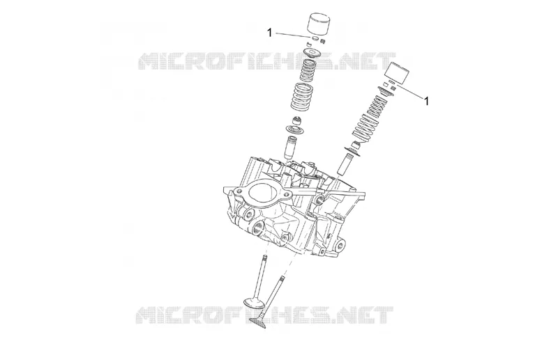 Plaquettes soupapes Aprilia APRILIA-MOTORCYCLES 1000 TUONO 2003  RSV 1000 Tuono