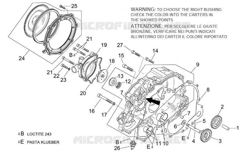 Pompe à eau Aprilia APRILIA-MOTORCYCLES 1000 TUONO 2002  RSV 1000 Tuono