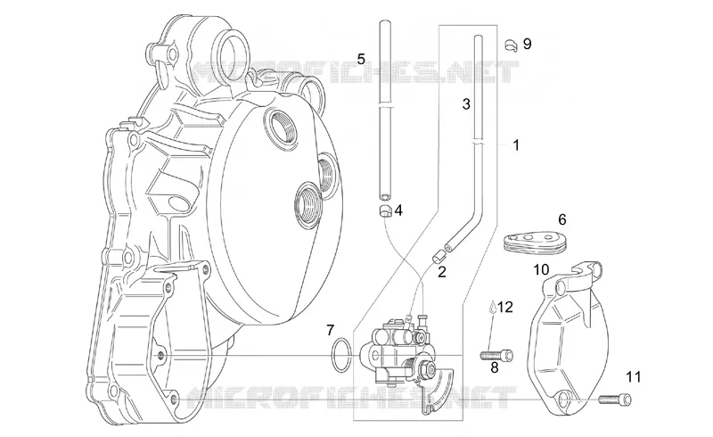 Pompe huile Aprilia APRILIA-MOTORCYCLES 125 TUONO 2003  RS 125 Tuono