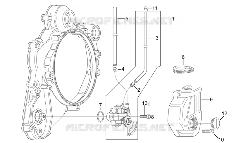 Pompe huile Aprilia APRILIA-MOTORCYCLES 125 RX 1998  RX (engine 122cc)