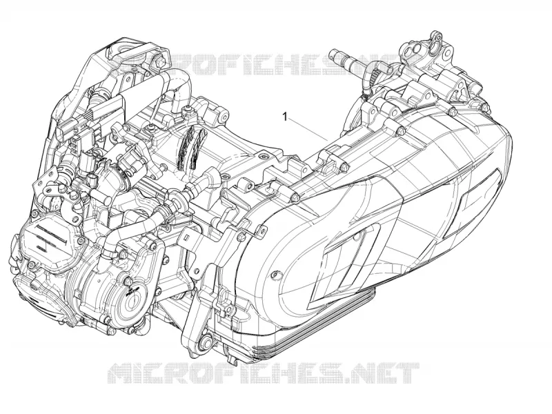 MOTEUR - SELECTEUR - PIGNON Aprilia APRILIA-SCOOTER 125 SR 2023  SR COMPACT GT 125 E5 ABS