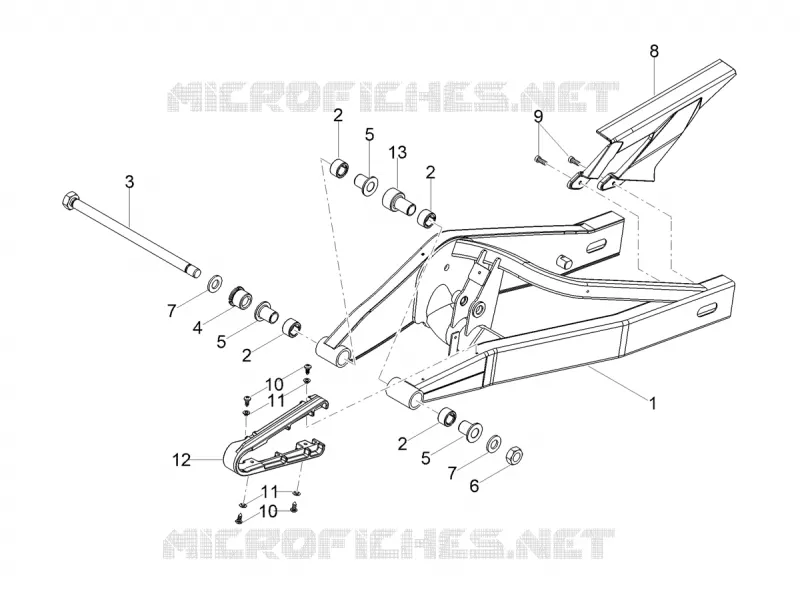 BRAS OSCILLANT Aprilia APRILIA-MOTORCYCLES 125 RS 2025  RS 125 E5+ ABS