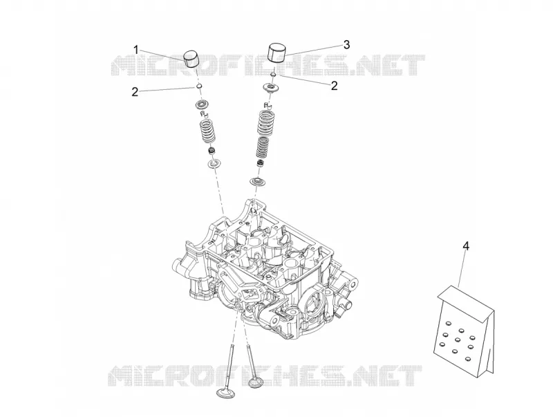 PLAQUETTE Aprilia APRILIA-MOTORCYCLES 660 RS 2022  RS 660 4T 8V E5 ABS