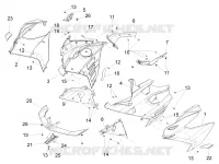 CARENAGES LATERAUX CARROSSERIE 660 aprilia-moto RS 2025 6