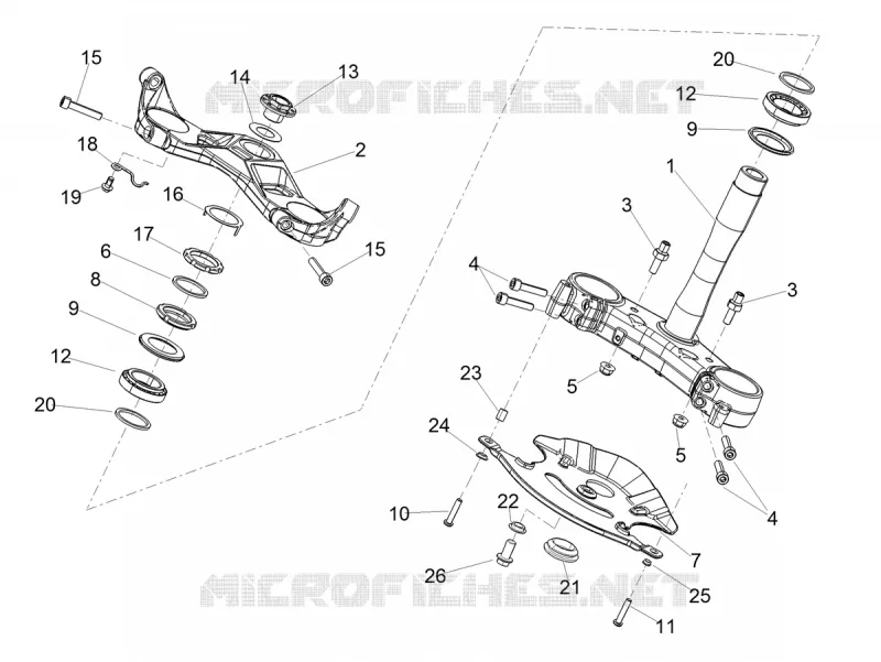DIRECTION Aprilia APRILIA-MOTORCYCLES 660 RS 2025  RS 660 4T E5+