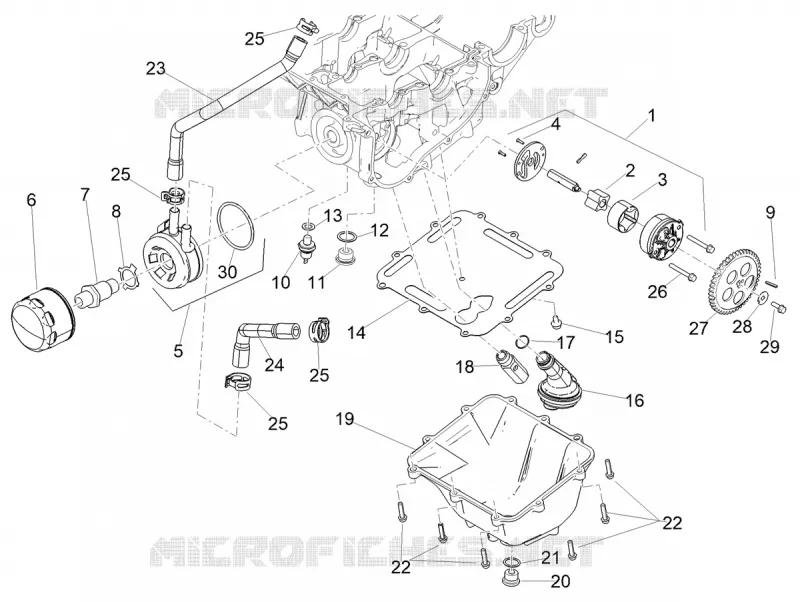 POMPE A HUILE - FILTRE A HUILE Aprilia APRILIA-MOTORCYCLES 660 RS 2025  RS 660 4T E5+