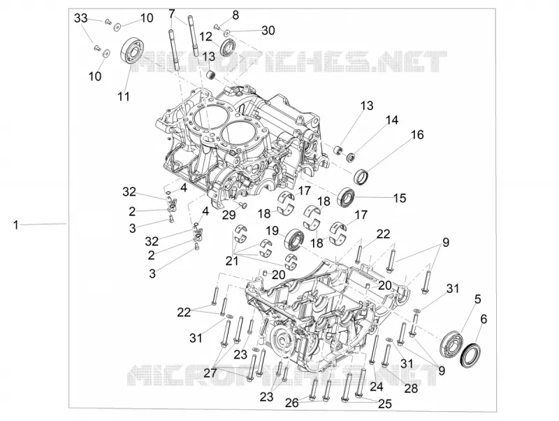 CARTERS MOTEUR I Aprilia APRILIA-MOTORCYCLES 660 RS 2025  RS 660 4T Factory E5+