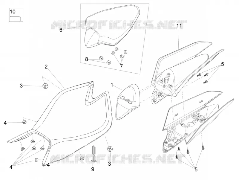 SELLE Aprilia APRILIA-MOTORCYCLES 1100 RSV4 2025  RSV4 1100 E5+ ABS