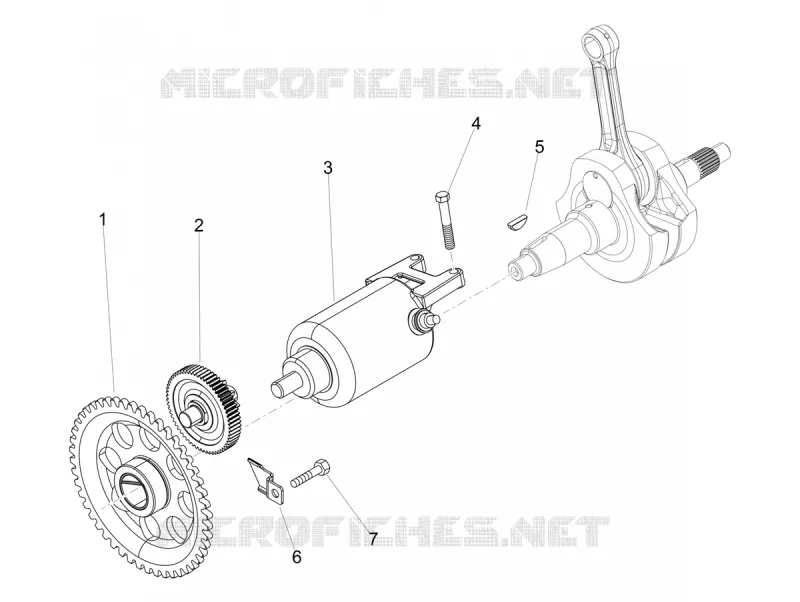 DEMARREUR - DEMARREUR ELECTRIQUE Aprilia APRILIA-MOTORCYCLES 125 RX 2023  RX 125 E5