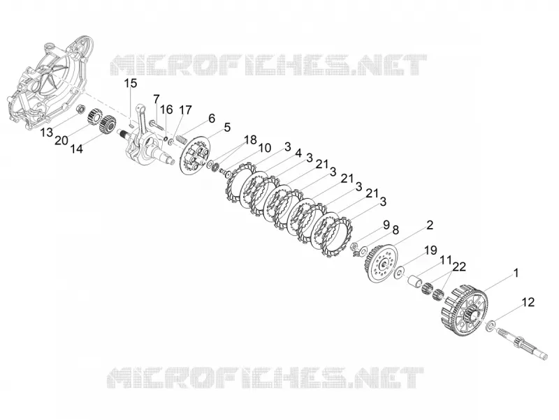 EMBRAYAGE Aprilia APRILIA-MOTORCYCLES 125 RX 2024  RX 125 E5