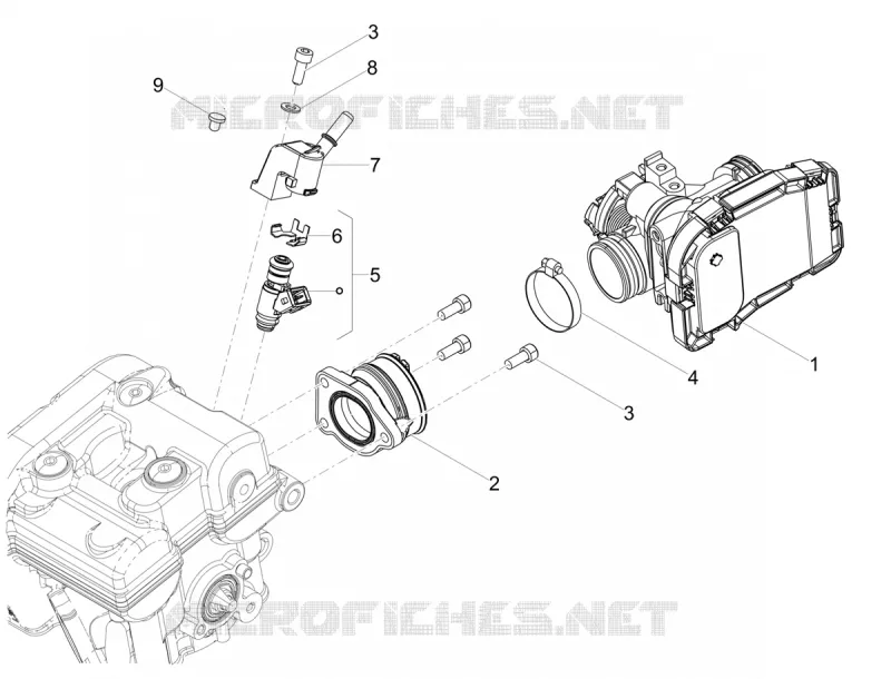 BOITIER PAPILLON INJECTION Aprilia APRILIA-MOTORCYCLES 125 SX 2021  SX 125 E5