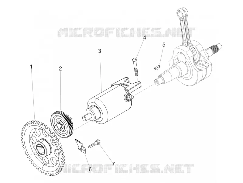 DEMARREUR - DEMARREUR ELECTRIQUE Aprilia APRILIA-MOTORCYCLES 125 SX 2022  SX 125 E5