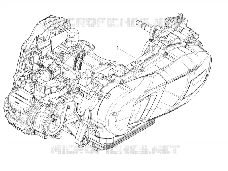 MOTEUR - SELECTEUR - PIGNON Aprilia APRILIA-SCOOTER 200 SR 2023  SR COMPACT GT 200 E5