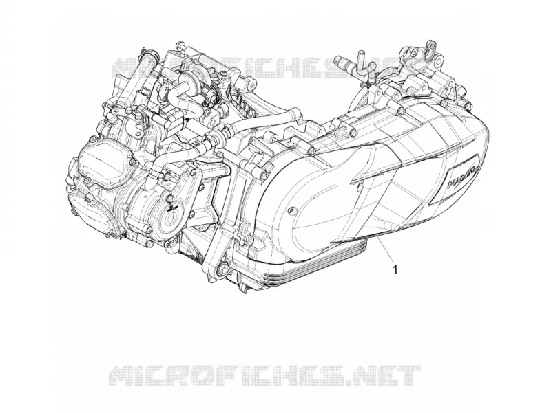 MOTEUR COMPLET Aprilia APRILIA-SCOOTER 125 SR 2024  SR GT 125 E5+