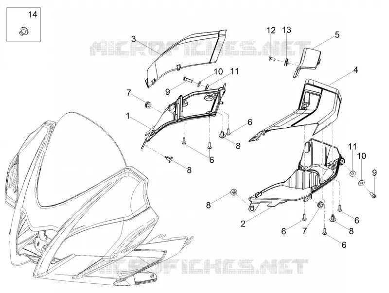 CONVOYEUR D'AIR Aprilia APRILIA-MOTORCYCLES 125 TUONO 2025  Tuono 125 E5+ ABS